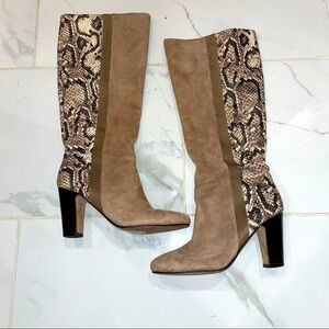 Rosegold Suede Snakeprint